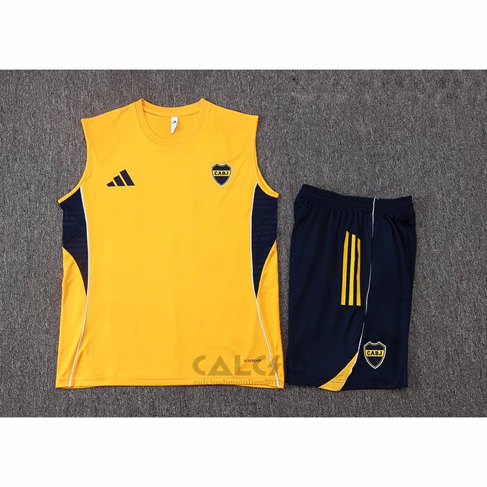 Tuta da Track Boca Juniors Senza Maniche 2025-2026 Giallo